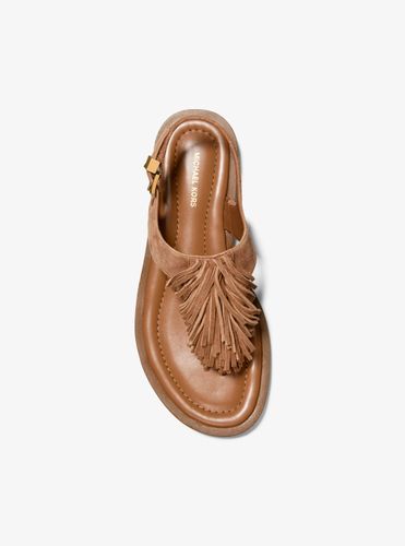 MK Sandale Indra en daim à franges - Michael Kors - MICHAEL Michael Kors - Modalova