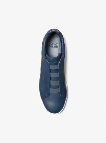MK Basket Keating en cuir sans lacets - Michael Kors - Michael Kors Mens - Modalova