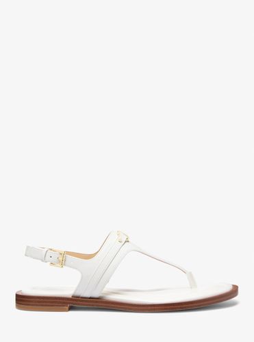 MK Sandale Mandy en cuir avec bride en T - Michael Kors - MICHAEL Michael Kors - Modalova