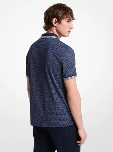 MK Polo Greenwich en coton à imprimé logo Signature - Michael Kors - Michael Kors Mens - Modalova