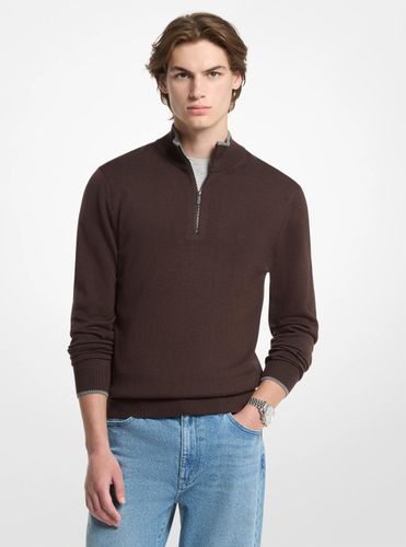 MK Pull en laine à demi-zip - Michael Kors - Michael Kors Mens - Modalova