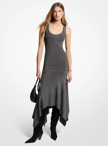 MK Robe asymétrique en tricot métallisé - Michael Kors - MICHAEL Michael Kors - Modalova