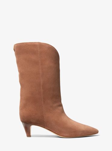MK Botte Daniela en daim - Michael Kors - MICHAEL Michael Kors - Modalova