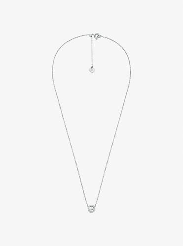 MK Collier à breloque logo à pierres pavées - Michael Kors - Modalova