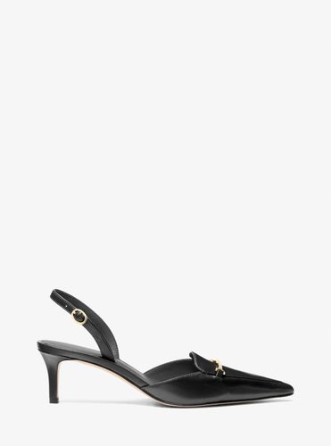 MK Escarpin Lena en cuir avec bride arrière - Michael Kors - MICHAEL Michael Kors - Modalova
