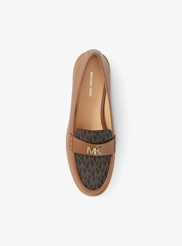 MK Mocassin Lex en cuir et à logo Signature - Michael Kors - MICHAEL Michael Kors - Modalova