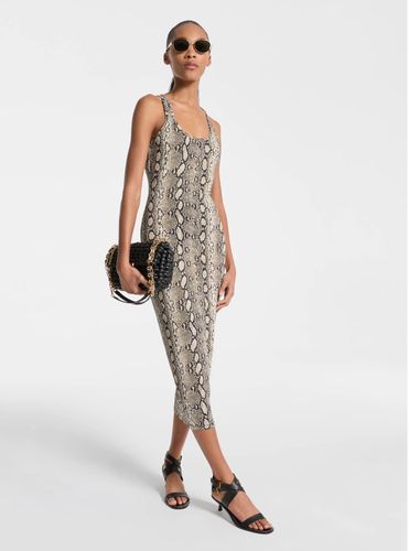 MK Robe dos nageur en jersey extensible à imprimé serpent - Michael Kors - MICHAEL Michael Kors - Modalova