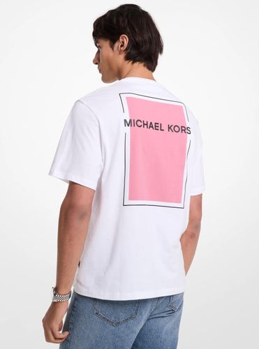 MK T-shirt en coton imprimé avec logo - Michael Kors - Michael Kors Mens - Modalova