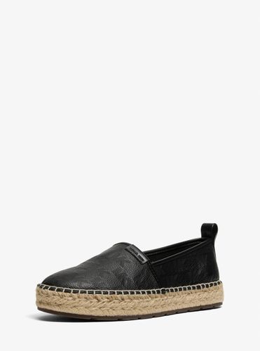 MK Espadrille Elias en cuir avec logo en relief - Michael Kors - Michael Kors Mens - Modalova