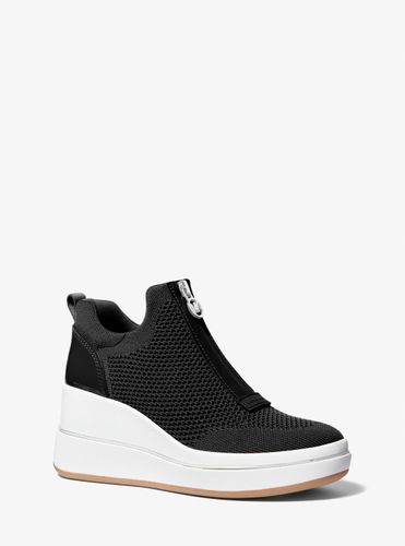 MK Basket Emmy en maille à semelle compensée - Michael Kors - MICHAEL Michael Kors - Modalova