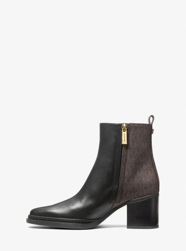 MK Botte Lex en cuir et à logo Signature - Michael Kors - MICHAEL Michael Kors - Modalova