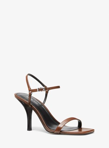 MK Sandale Selina en cuir bruni - Michael Kors - MICHAEL Michael Kors - Modalova