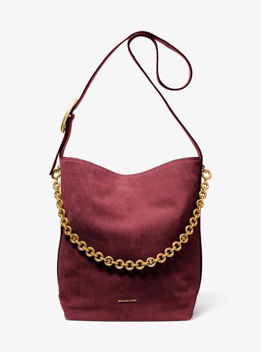 MK Grand cabas seau Nolita en daim - Michael Kors - MICHAEL Michael Kors - Modalova