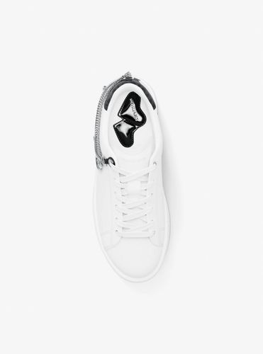 MK Basket Dottie en cuir travaillé et à semelle compensée - Michael Kors - MICHAEL Michael Kors - Modalova
