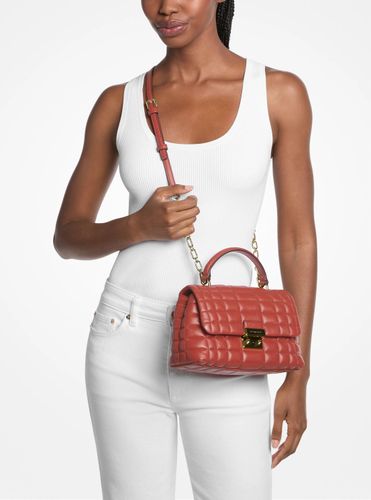 MK Sac Tribeca de taille moyenne en cuir matelassé - Michael Kors - MICHAEL Michael Kors - Modalova