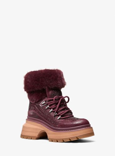 MK Botte Shiloh travaillée en mélange de matières - Michael Kors - MICHAEL Michael Kors - Modalova