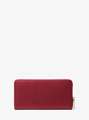 MK Grand portefeuille Jet Set en cuir grainé - Michael Kors - MICHAEL Michael Kors - Modalova
