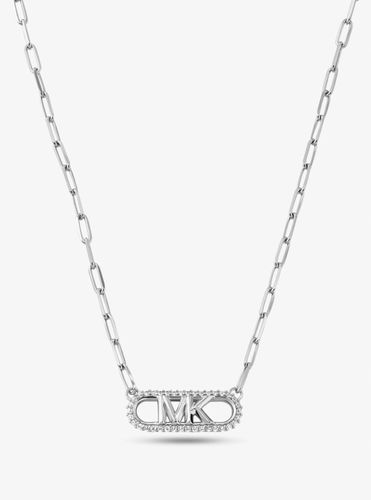MK Collier à maillons et logo Empire en sterling plaqué en métal précieux - Michael Kors - Modalova