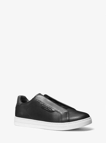 MK Basket Keating en cuir sans lacets - Michael Kors - Michael Kors Mens - Modalova