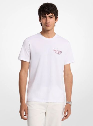 MK T-shirt en coton imprimé - Michael Kors - Michael Kors Mens - Modalova