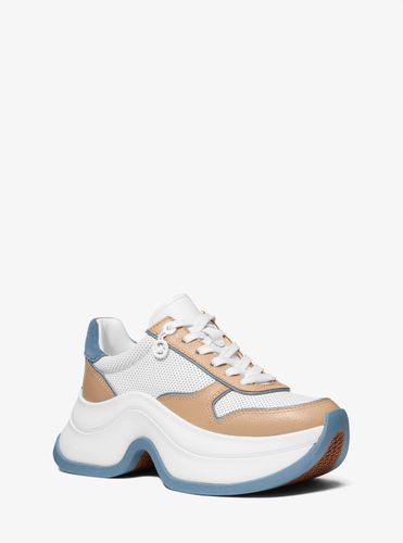 MK Basket Arla en cuir - Michael Kors - MICHAEL Michael Kors - Modalova