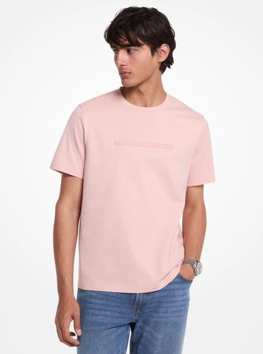 MK T-shirt en coton avec logo en relief - Michael Kors - Michael Kors Mens - Modalova