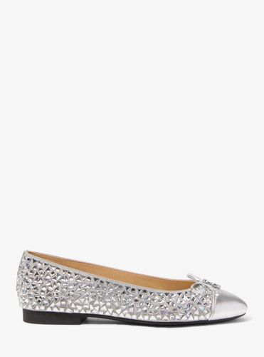 MK Ballerine Piper Flex métallisée travaillée - Michael Kors - MICHAEL Michael Kors - Modalova