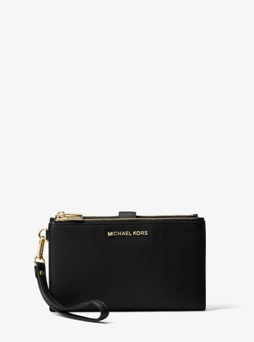 MK Portefeuille Adele en cuir pour smartphone - Michael Kors - MICHAEL Michael Kors - Modalova