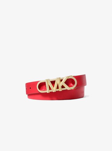 MK Ceinture lisse réversible à imprimé Empire Signature - Michael Kors - MICHAEL Michael Kors - Modalova