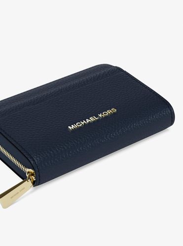 MK Petit porte-cartes entièrement zippé Jet Set en cuir grainé - Michael Kors - MICHAEL Michael Kors - Modalova