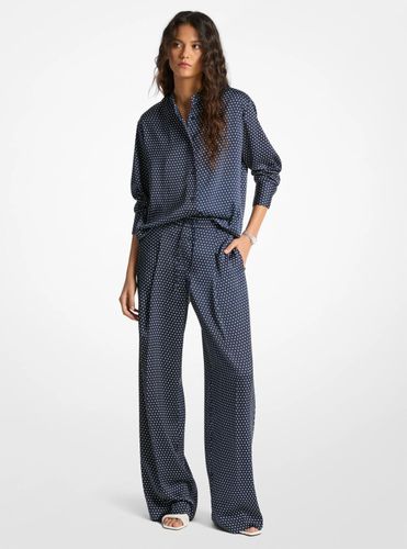 MK Chemise en satin à imprimé pois - Michael Kors - MICHAEL Michael Kors - Modalova