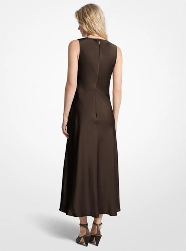 MK Robe mi-longue en satin - Michael Kors - MICHAEL Michael Kors - Modalova
