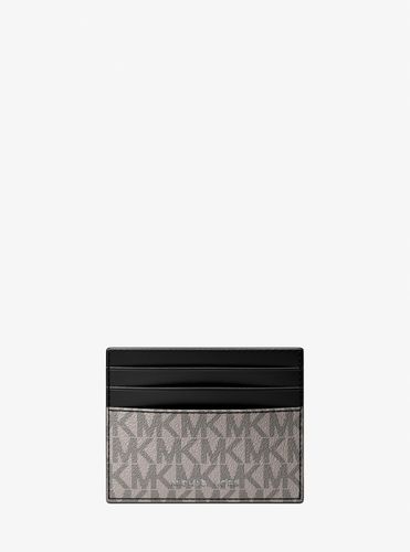 MK Grand porte-cartes Hudson à logo Signature - Michael Kors - Michael Kors Mens - Modalova
