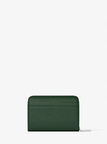 MK Petit porte-cartes entièrement zippé Jet Set en cuir grainé - Michael Kors - MICHAEL Michael Kors - Modalova
