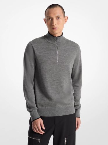 MK Pull en laine à demi-zip - Michael Kors - Michael Kors Mens - Modalova