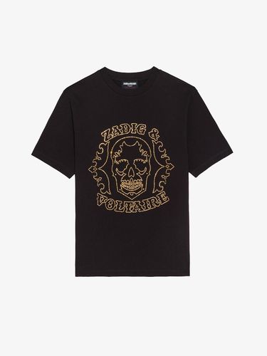 T-shirt Edwin Dark Chocolate - Taille M - Zadig&Voltaire - Modalova