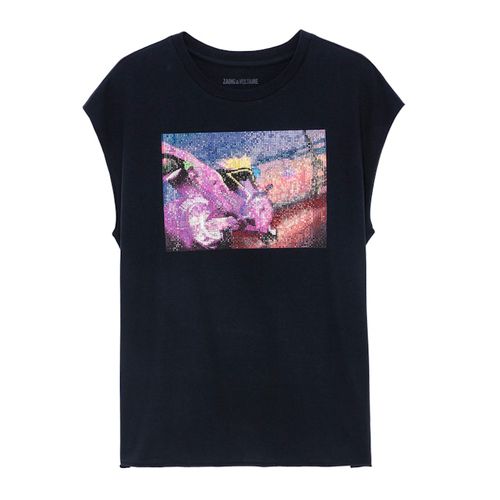 T-shirt Cecilia Moon Encre - Taille S - Zadig & Voltaire - Modalova