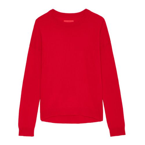 Pull Cici Patch 100% Cachemire Cerise - Taille S - Zadig & Voltaire - Modalova