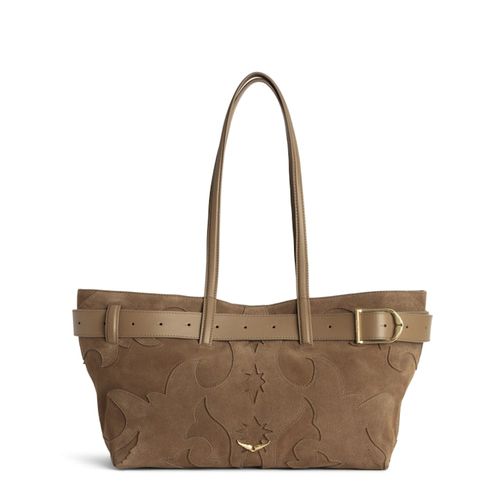 Sac Jane Shopper Suédé Cognac - Zadig & Voltaire - Modalova