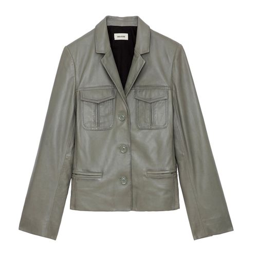 Blouson Liams 100% Cuir Treillis - Taille XS - Zadig & Voltaire - Modalova