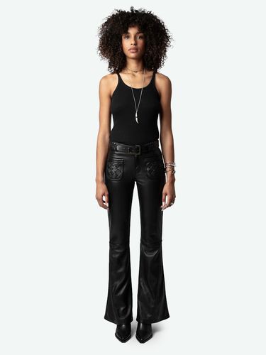 Pantalon Ecume Cuir - Taille 36 - Zadig & Voltaire - Modalova