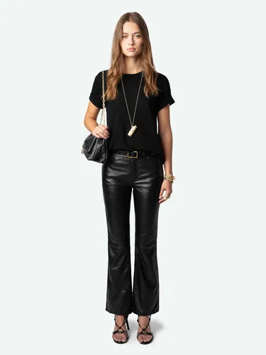 Pantalon Push Cuir - Taille 36 - Zadig & Voltaire - Modalova