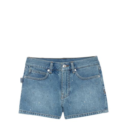 Short Sina Denim Strass Light Blue - Taille 34 - Zadig & Voltaire - Modalova