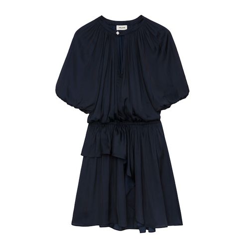 Robe Romina Satin Encre - Taille S - Zadig & Voltaire - Modalova