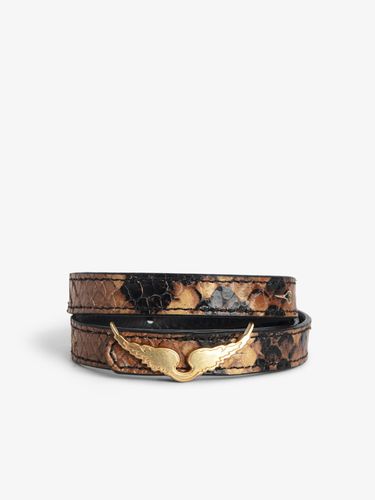 Bracelet Rock 100% Cuir Heritage - Zadig & Voltaire - Modalova