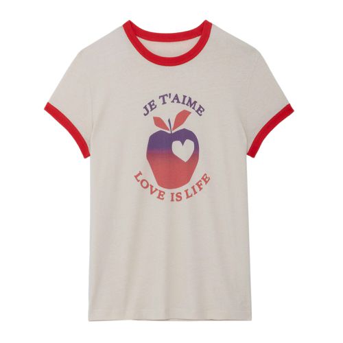 T-Shirt Walk Love Is Life - Taille L - Zadig & Voltaire - Modalova
