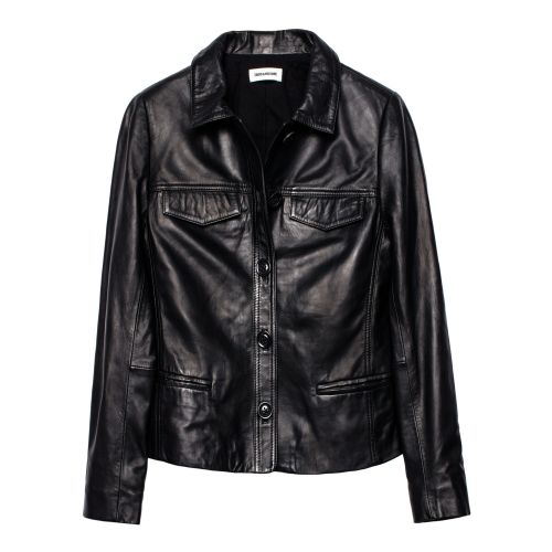 Blouson Liam Cuir - Taille Xs - Zadig&Voltaire - Modalova