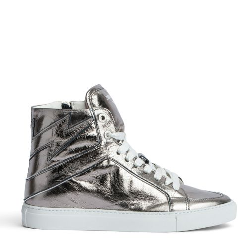 Sneakers Montantes Cuir Zv1747 High Flash - Taille 39 - - Zadig & Voltaire - Zadig & Voltaire (FR) - Modalova