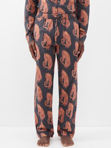 Pantalon de pyjama en coton imprimé tigres Sansindo - Desmond & Dempsey - Modalova