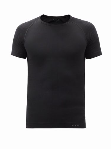 T-shirt à col ras du cou en jersey stretch - Falke Ess - Modalova